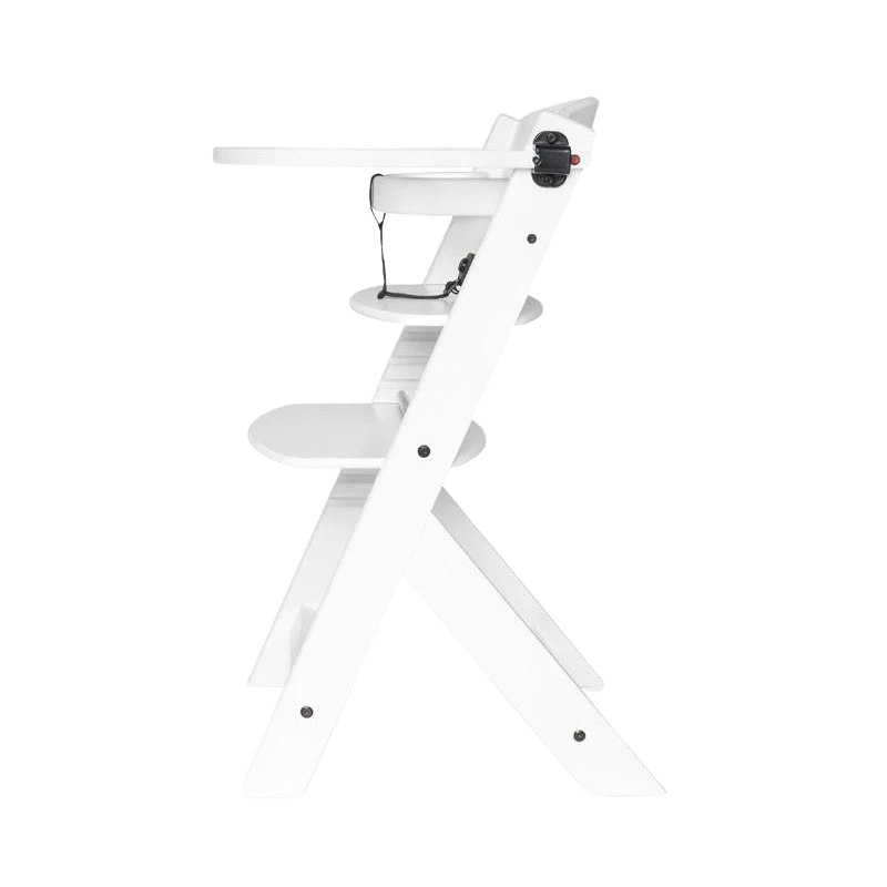 Kinderkraft Enock Chaise À Manger Blanche Sans Coussin