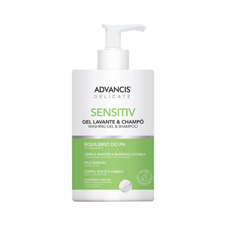 Advancis Gel Lavant/Shampooing Délicat Sensible 500 ml