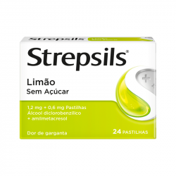 Strepsils Lemon Sugar Free 16 comprimidos