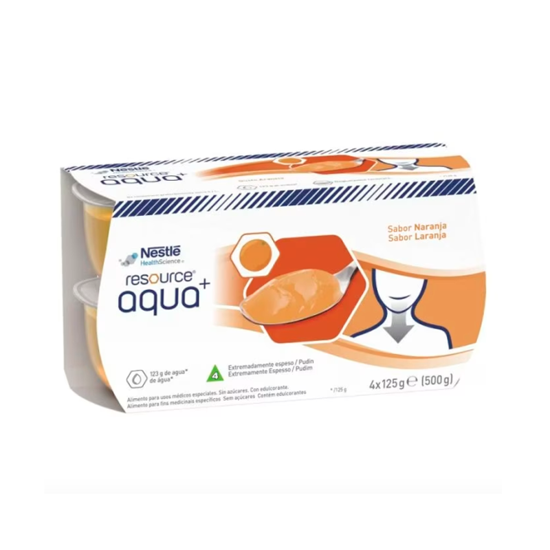 Resource Gelated Water Orange 4x125g