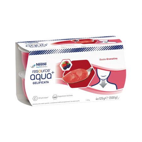Resource Eau Gelée Grenade 4x125g Resource Eau Gelée Grenade 4x125g