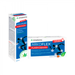 Arkoflex Crème de Massage Flash 60 ml + 10 gélules