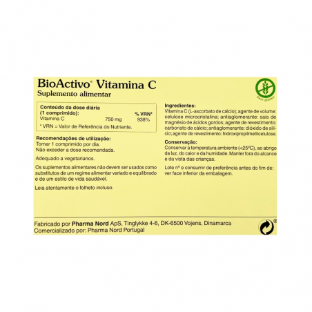 BioActivo Vitamine C 60 comprimés