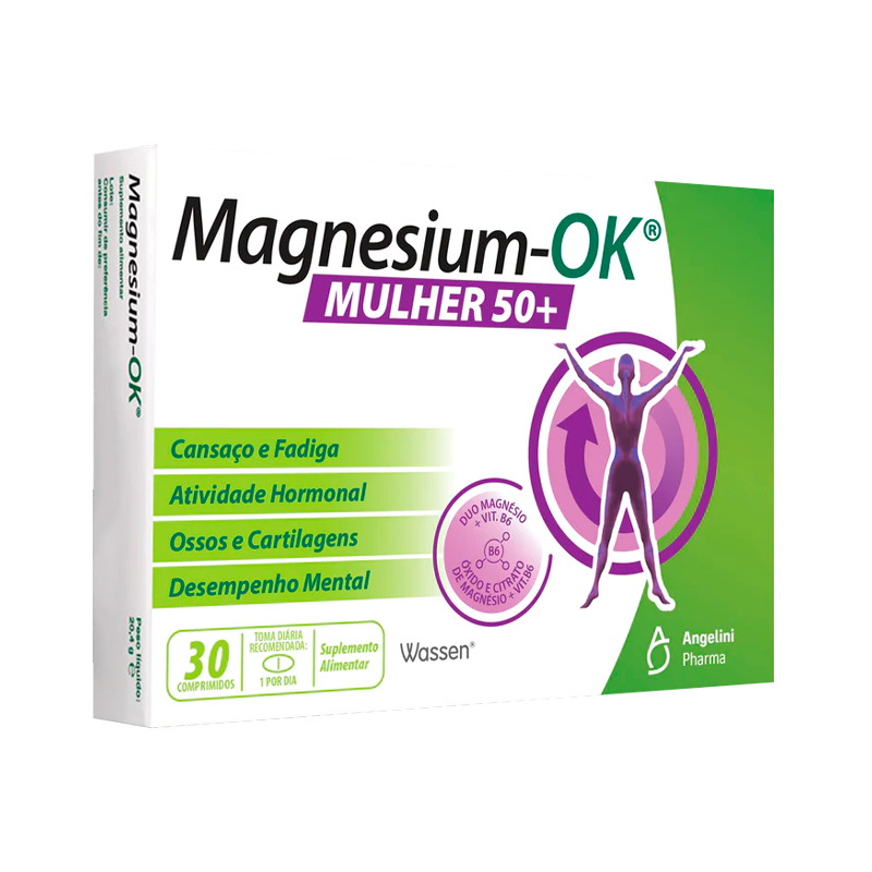 Magnesium-OK Mulher 50+ 30 comprimidos