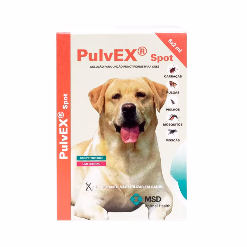 Pulvex Spot 2ml 6 pipetas