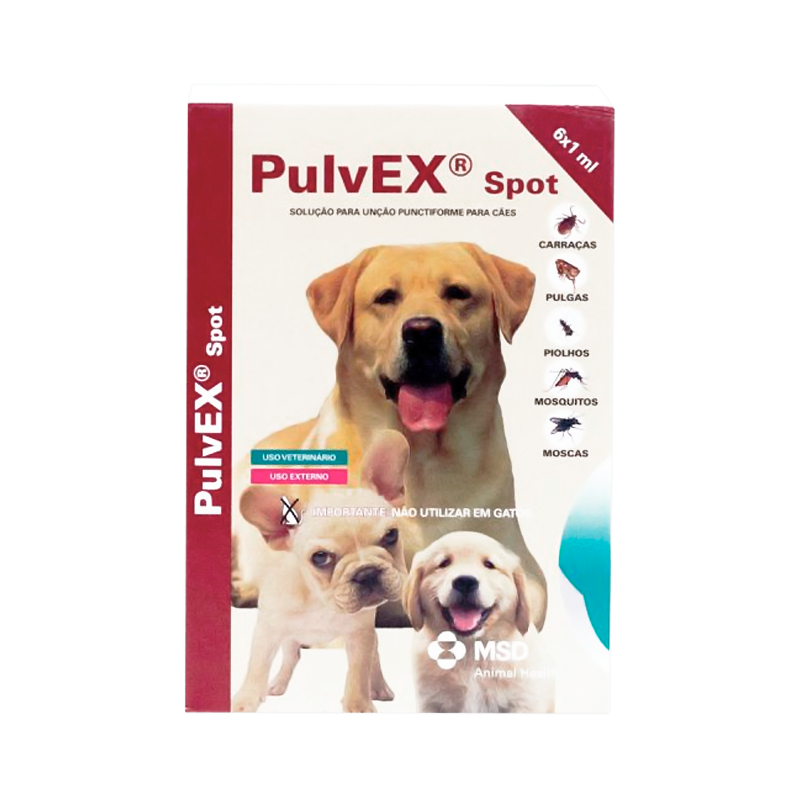 Pulvex Spot 1ml 6 tubos Pulvex Spot 1ml 6 tubos