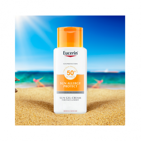 Eucerin Sun Creme-Gel Proteção Alergias SPF50+ 150ml