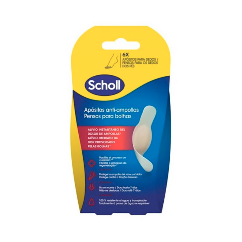 Scholl Apósitos Ampollas Pequeñas 6 unidades