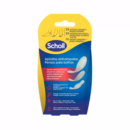 Scholl Blister Pansements Mélange 5 unités