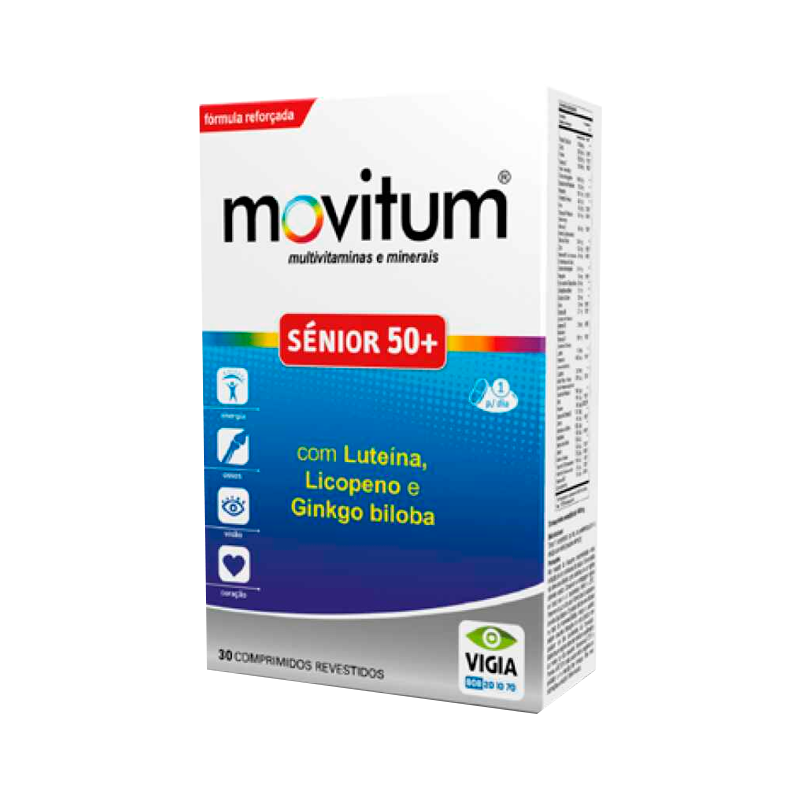 Movitum Senior 50+ 30 Comprimés