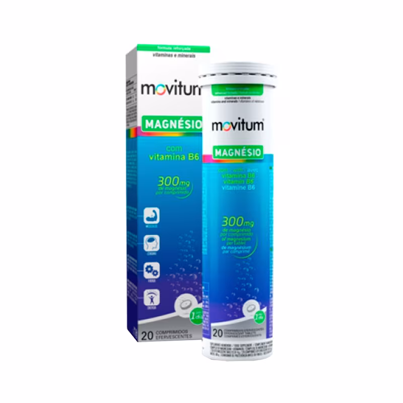 Movitum Magnesio 20 comprimidos efervescentes