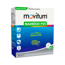 Movitum Magnésio-Fos 20 ampolas