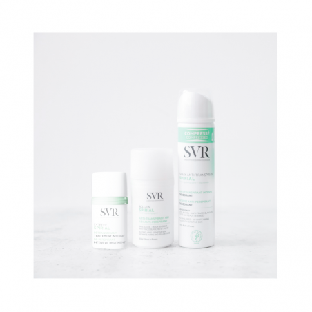 SVR Spirial Desodorizante Antitranspirante Intenso Spray 75ml