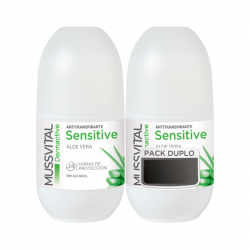 Mussvital Dermactive Roll On Sensitive 2x75ml