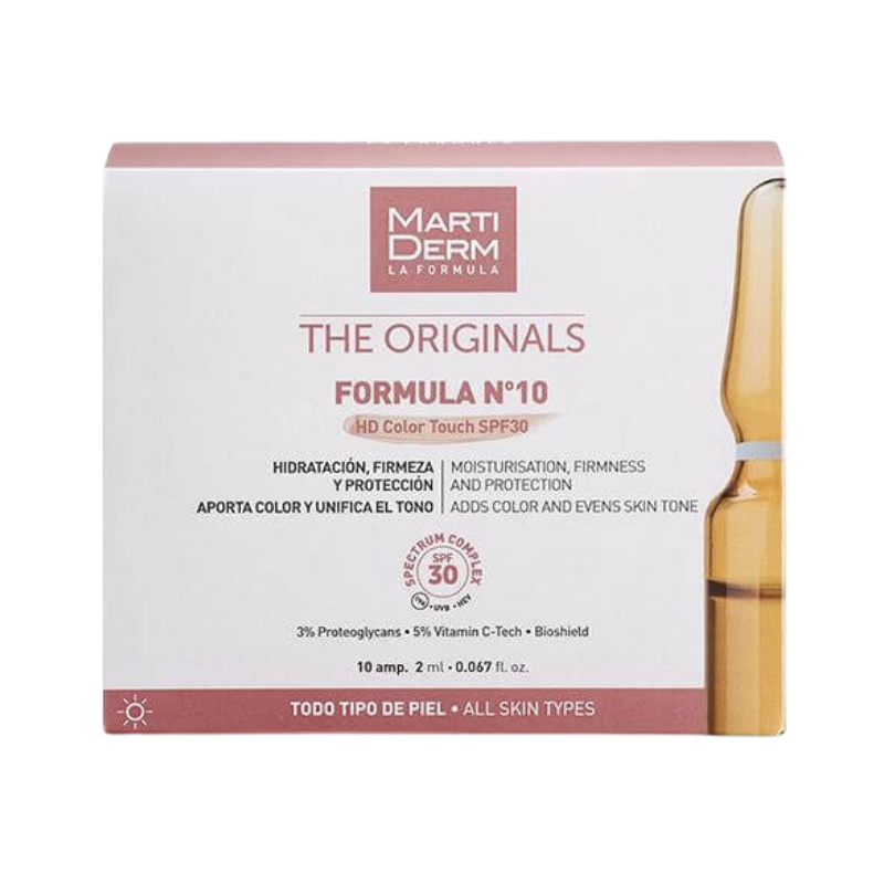 Martiderm The Originals Formula Nº10 HD Color Touch SPF30 10x2ml