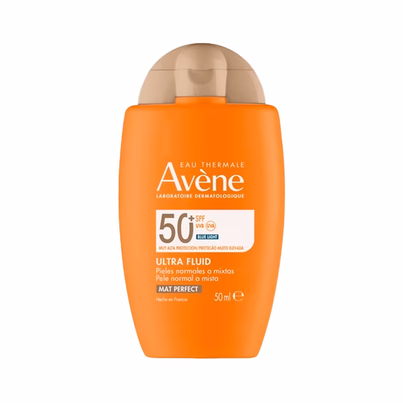 Avène Crème Solaire Mat Fluide Parfait avec Couleur SPF50+ 50ml