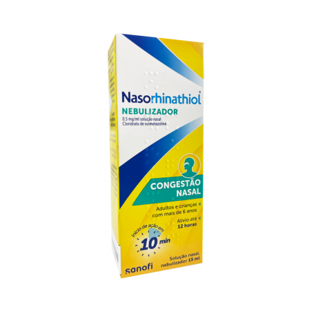 Nasorhinathiol 0,5mg/ml Nébuliseur 15ml