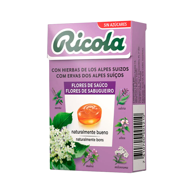 Ricola Bonbons Fleurs de Sureau 50g