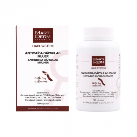 Martiderm Hair System Anticaída Mujer 120 cápsulas