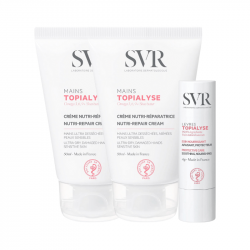 SVR Topialyse Hand Cream 2x50ml + Lip Sick 4g