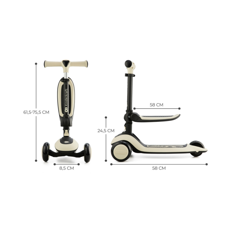 Kinderkraft Halley Patinete Tri-Scooter Branco