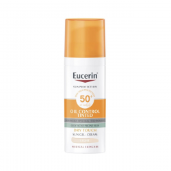 Eucerin Sun Oil Control Gel-Crema con Color SPF50+ Tono Light 50ml
