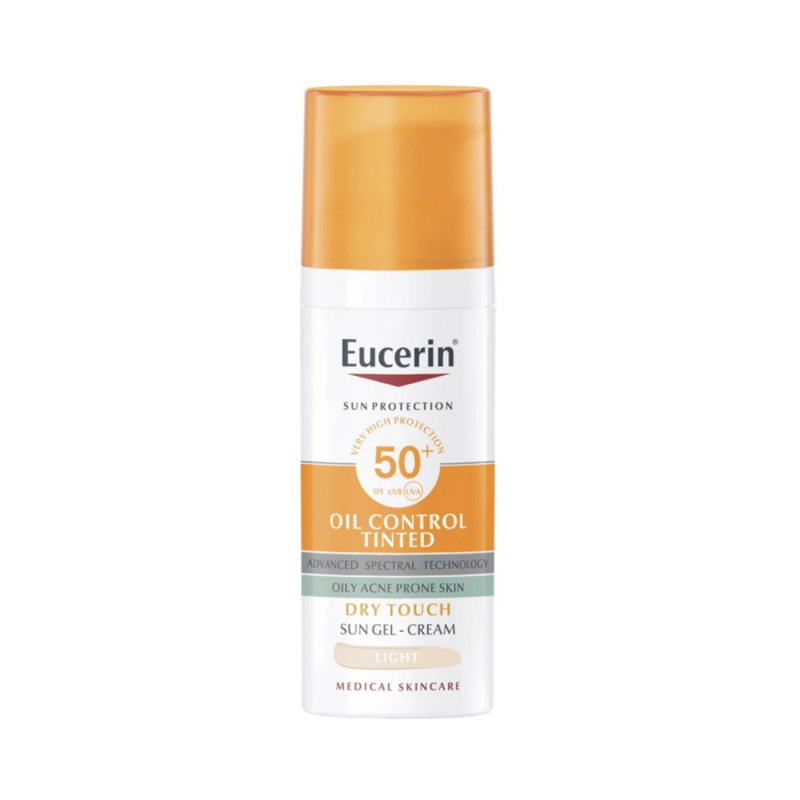 Eucerin Sun Oil Control Gel-Crème Teinté SPF50+ Tone Light 50ml