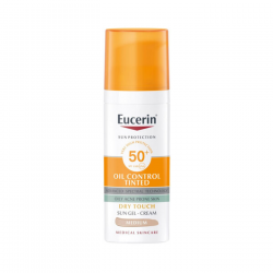Eucerin Sun Oil Control Gel-Crema con Color SPF50+ Tono Medio 50ml