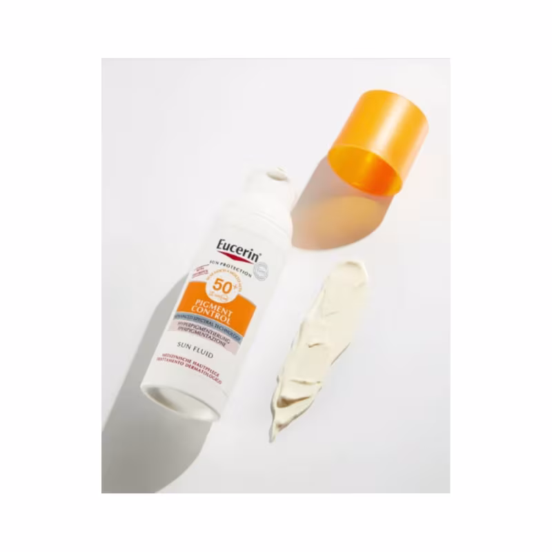 Eucerin Sun Fluid Pigment Control SPF50+ Fluido Solar Corretor 50ml