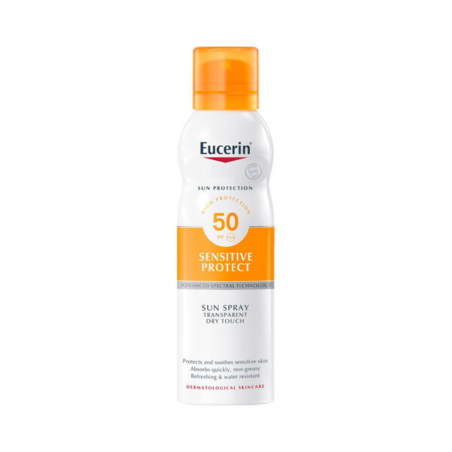 Eucerin Sun Spray Transparente Dry Touch SPF50+ 200ml