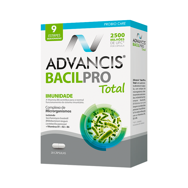 Advancis Bacilpro Total 20 cápsulas