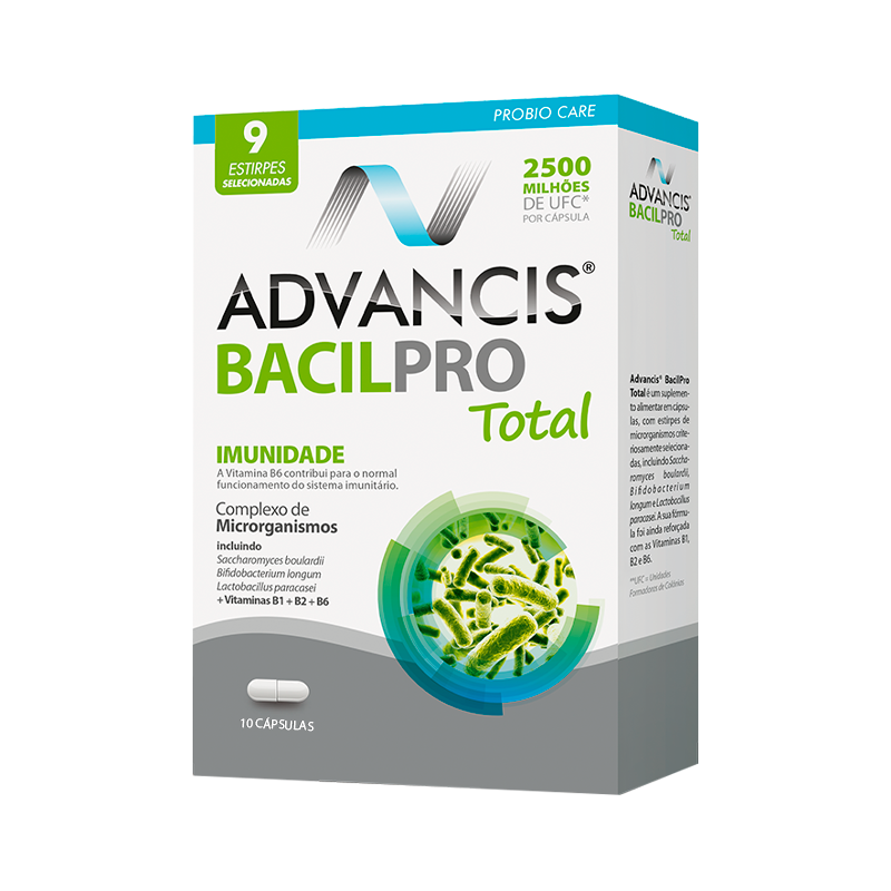 Advancis Bacilpro Total 10 cápsulas