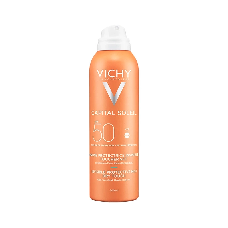 Vichy Capital Soleil Bruma Protetora Invisível Toque Seco FPS50+ 200ml
