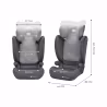 Kinderkraft I-Spark Car Seat i-Size 100-150cm Gray