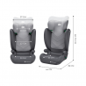 Kinderkraft I-Spark Siège Auto i-Size 100-150cm Gris