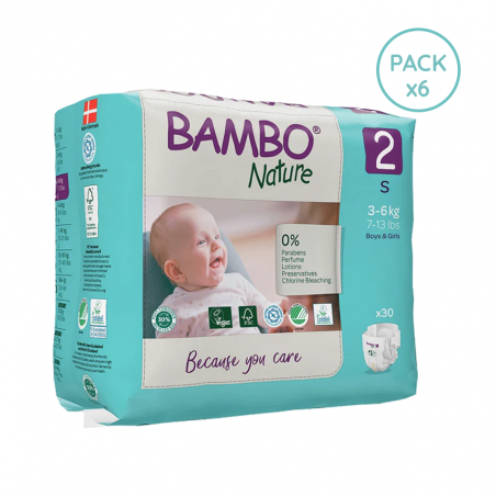 Bambo Nature 2 Pack 6x30 unités