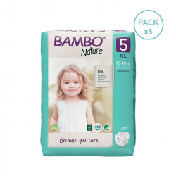 Bambo Nature 5 Pack 6x22 unités