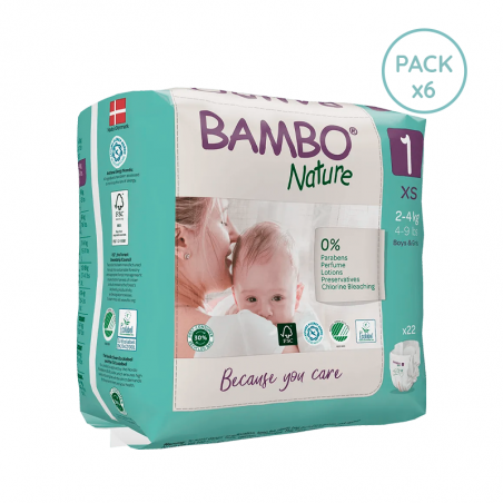 Bambo Nature 1 Pack 6x22 unités