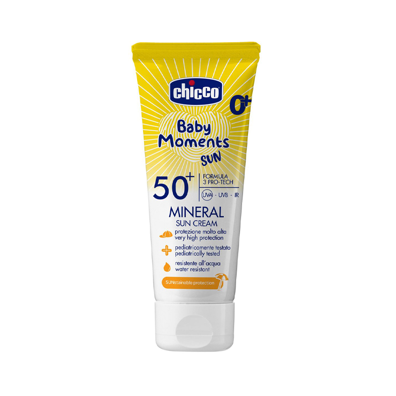Chicco Baby Moments Crema Mineral Solar SPF50+ 75ml
