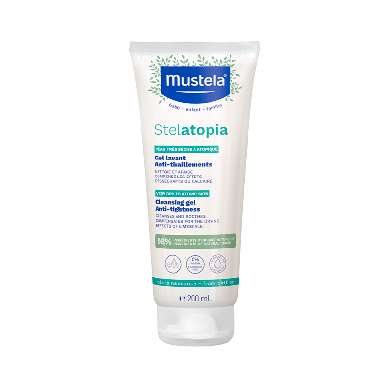Mustela Stelatopia Gel Limpiador 200ml