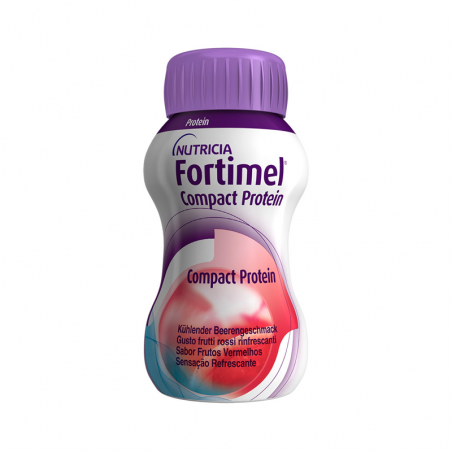 Fortimel Compact Protein "Saveurs Sensorielles" Fruits Rouges 4x125ml