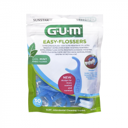 Gum Easy Flossers Fio Dentário 30 unidades