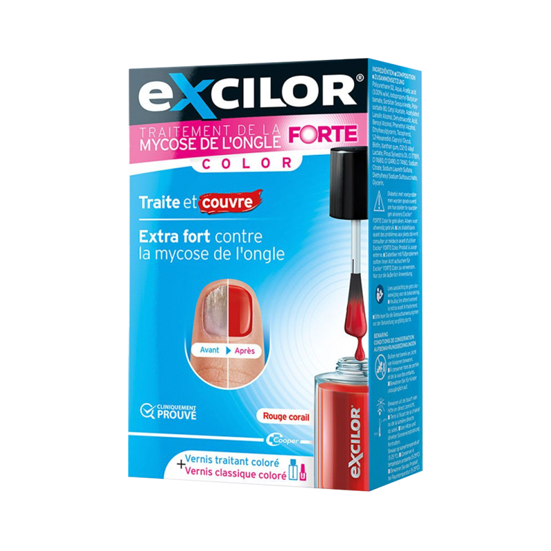 Excilor Forte Esmalte Tratamiento Rojo 30ml+8ml