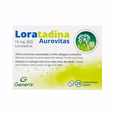 Loratadine Aurovitas 10mg 20 tablets