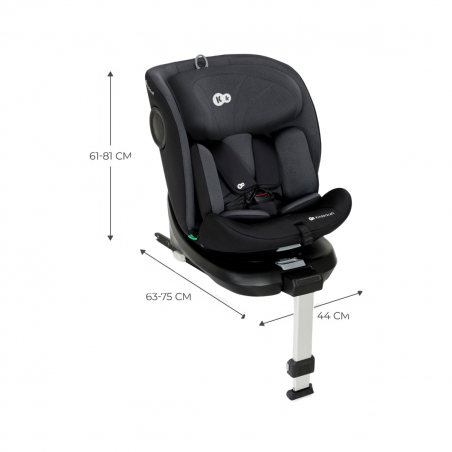 Kinderkraft I-Size 360 Car Seat Black