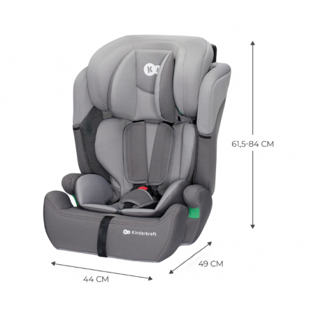 Kinderkraft Comfort Up Cadeira Auto i-Size 76-150cm Cinza