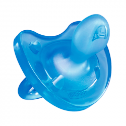Chicco Sucette Physio Soft Silicone Bleu 6-16m
