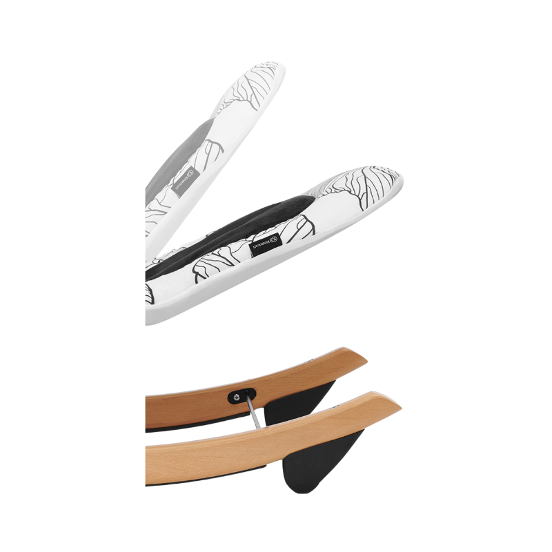 Kinderkraft Finio Espreguiçadeira Preto/Branco Kinderkraft Finio Espreguiçadeira Preto/Branco