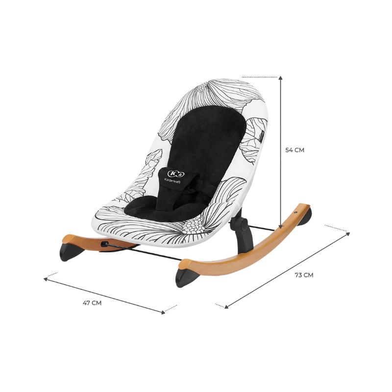 Kinderkraft Finio Sillón Negro/Blanco Kinderkraft Finio Sillón Negro/Blanco