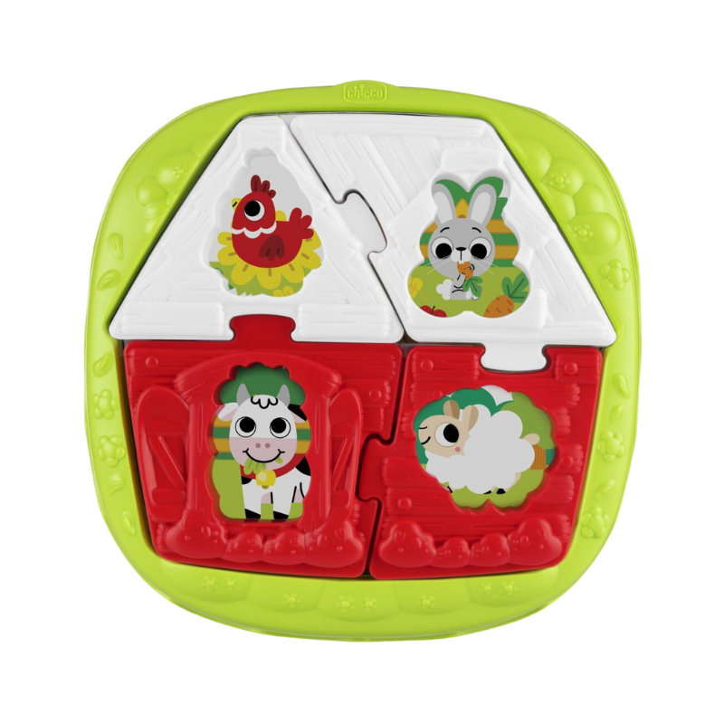 Chicco Puzzle 2 em 1 Casa e Quinta